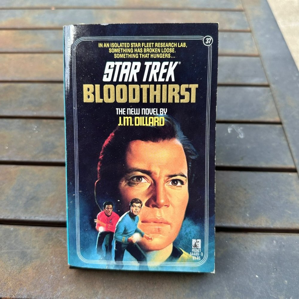 Star Trek - Bloodthirst Paperback Book - 1st Printing - 1987